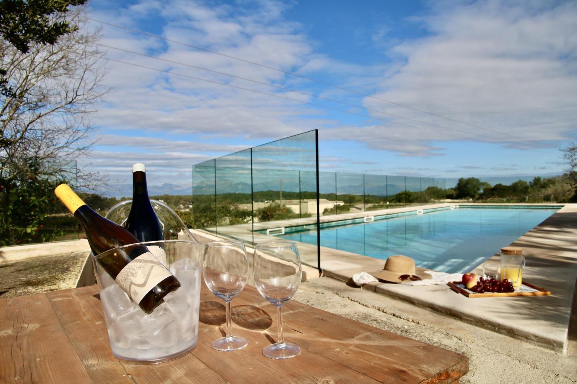 Mater Randa Piscina Vistas Increibles Y Barbacoa Villa Exterior foto
